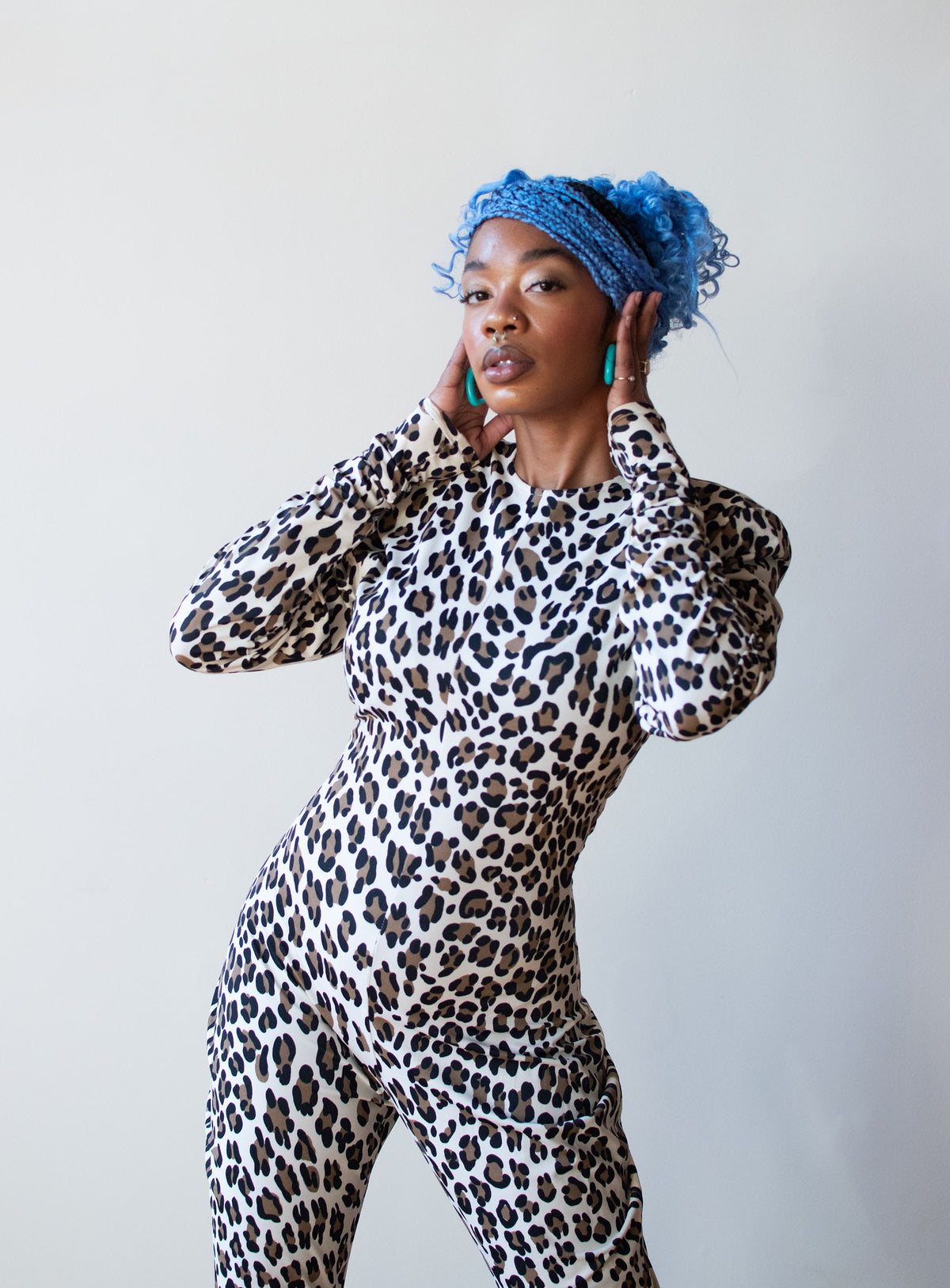 1980s Leopard Print Unitard | Norma Kamali