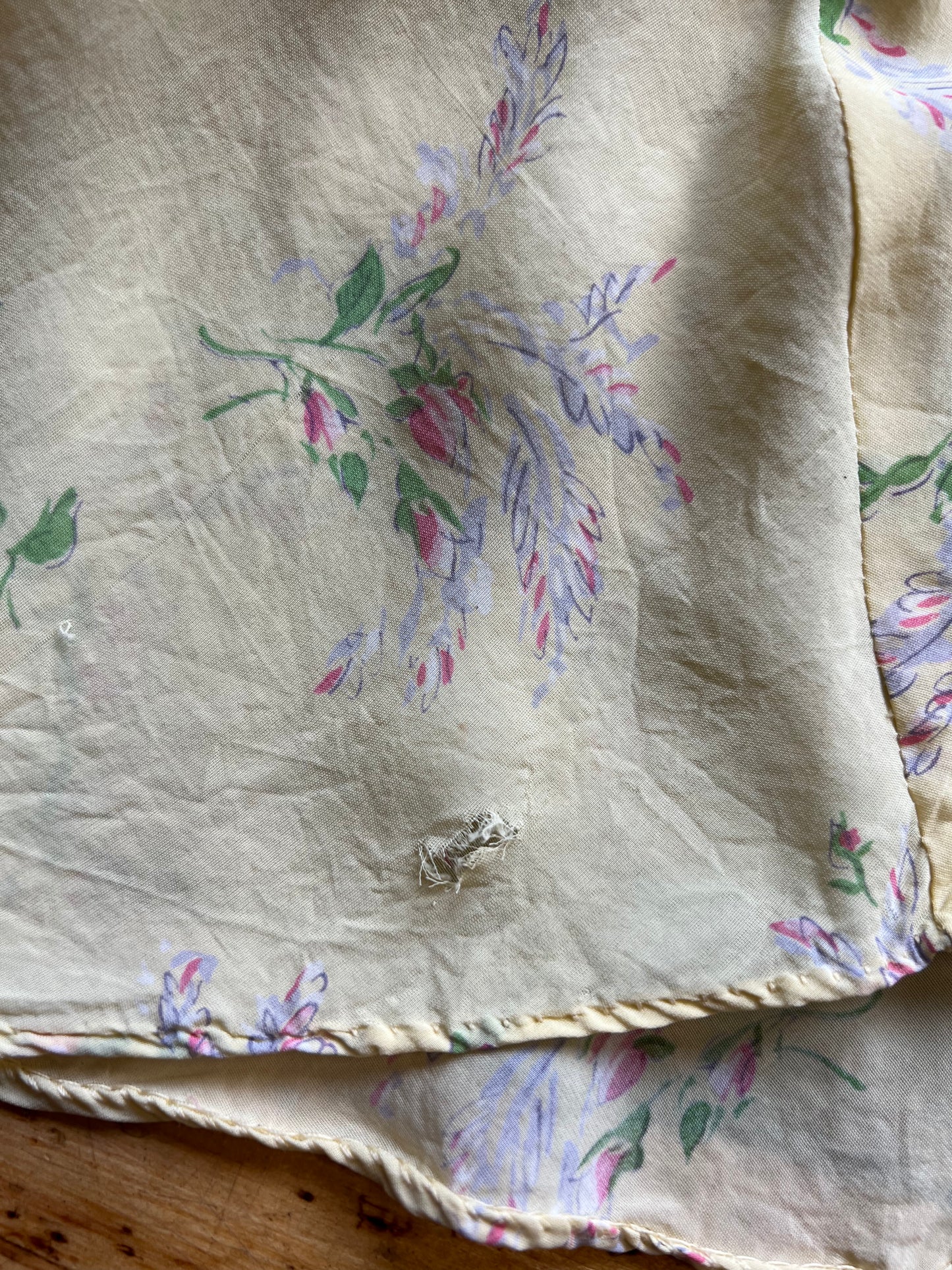 1940s Floral Nightgown