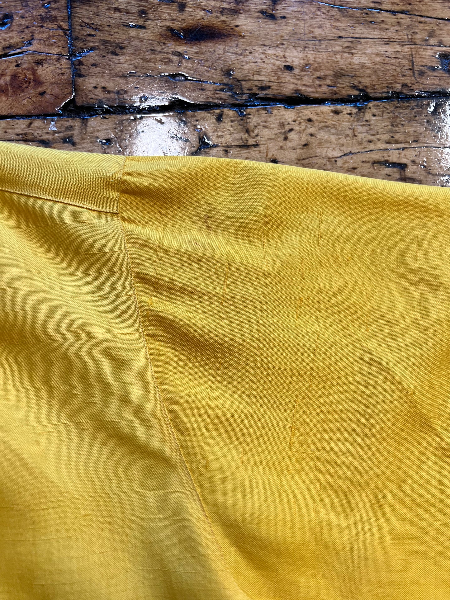 1980s Yellow Silk Jacket