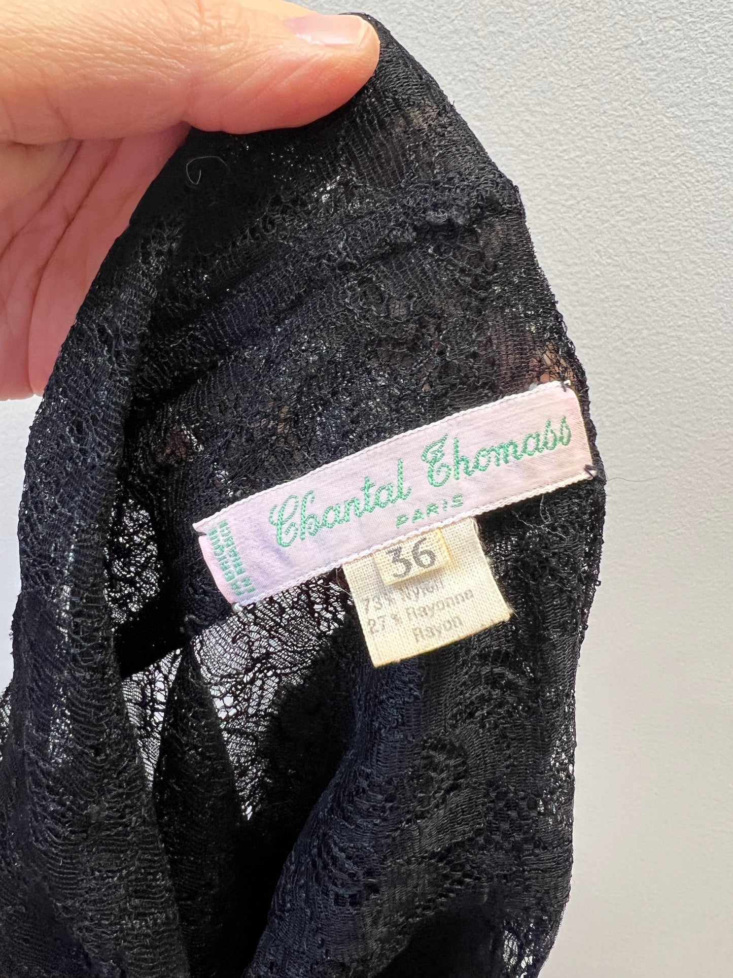 1980s Lace Blouse | Chantal Thomass