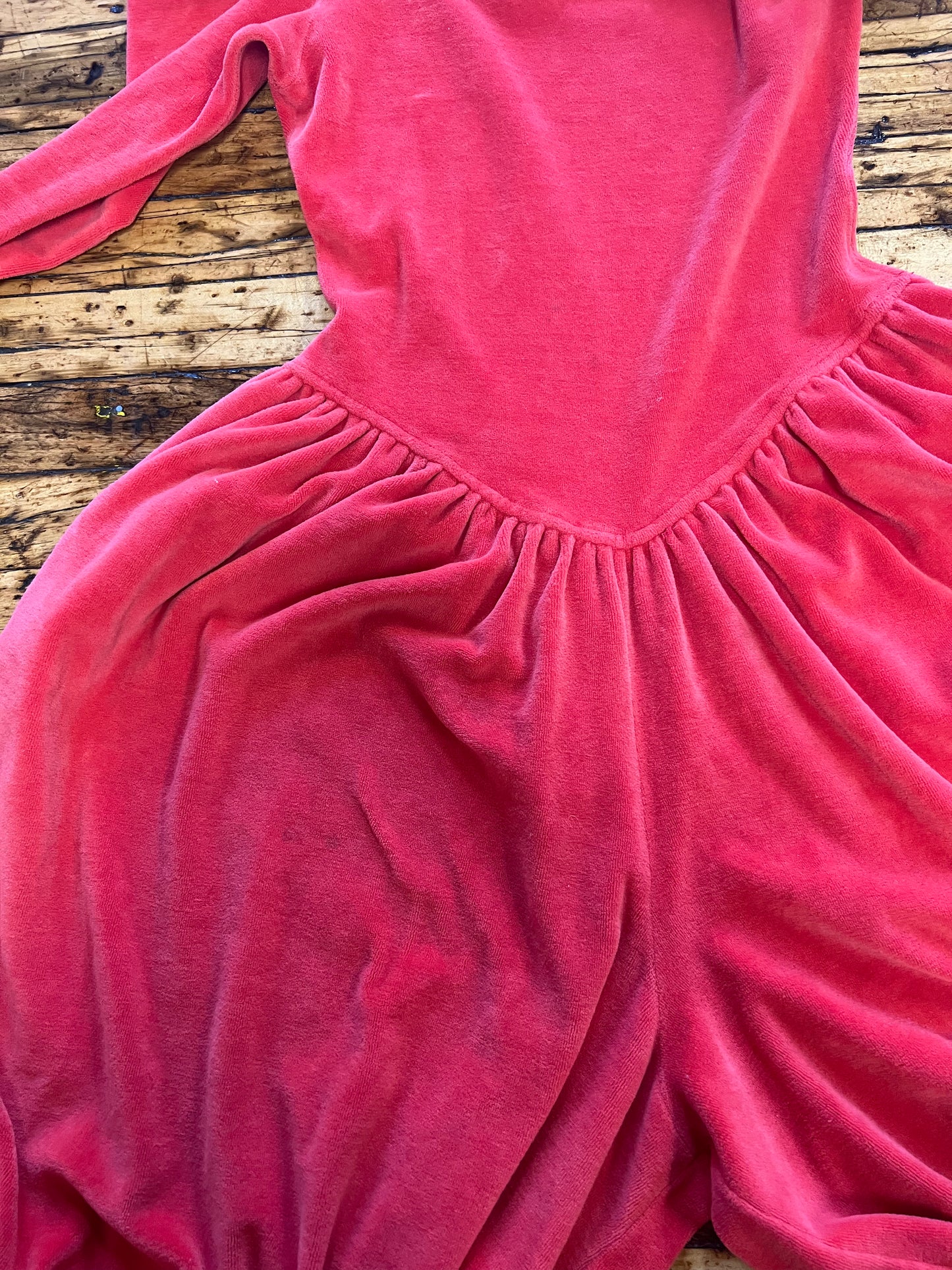 1980s Velour Romper