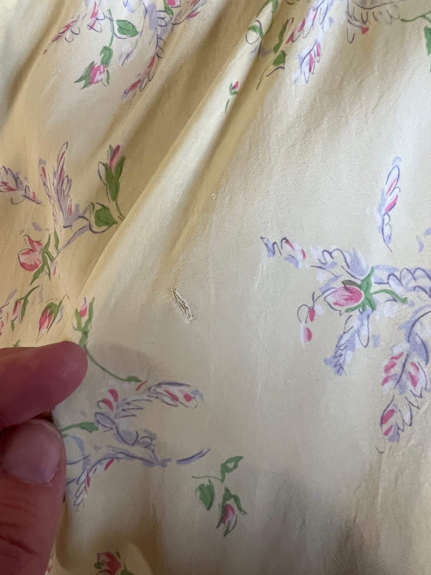 1940s Floral Nightgown