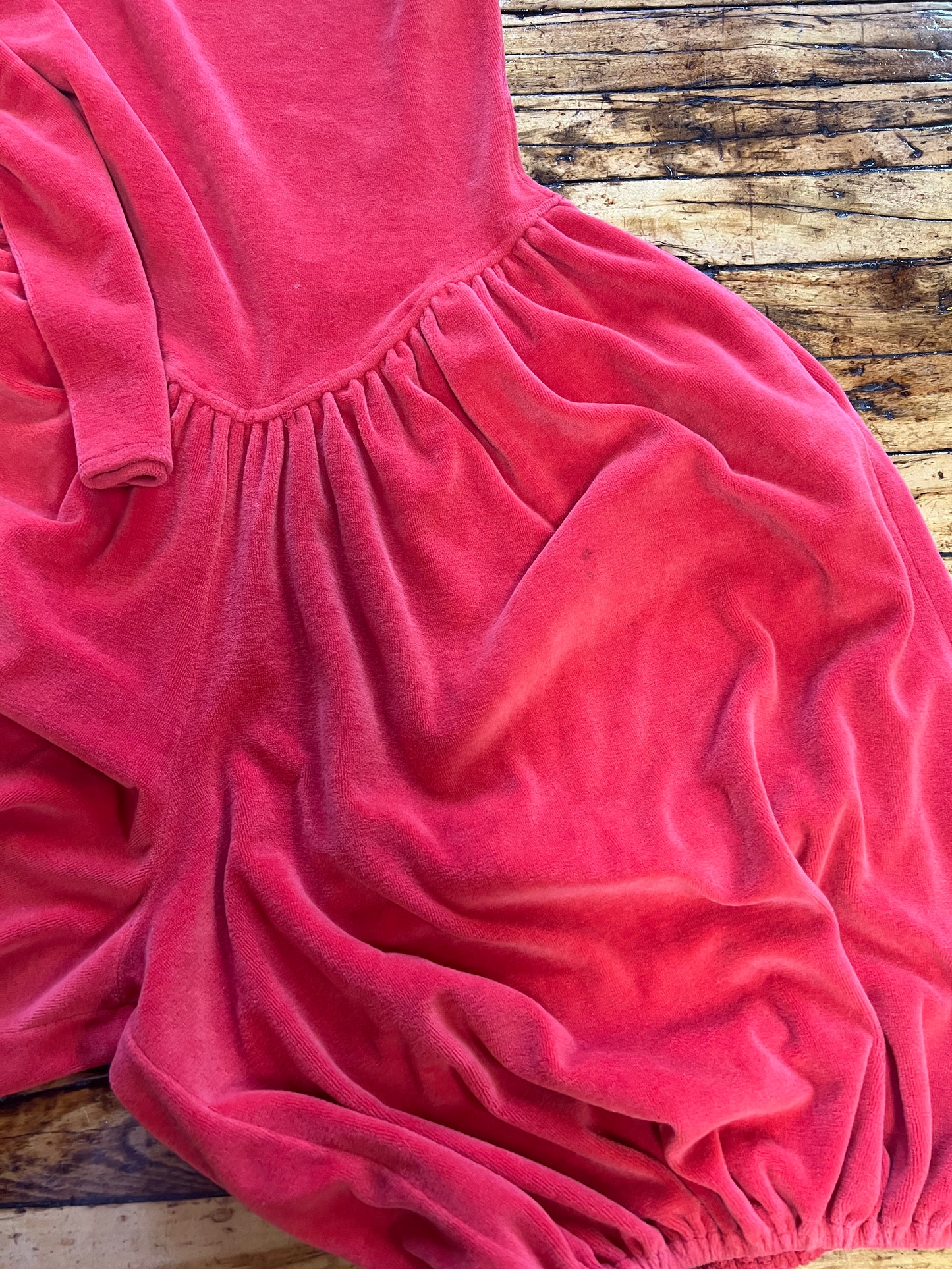 1980s Velour Romper