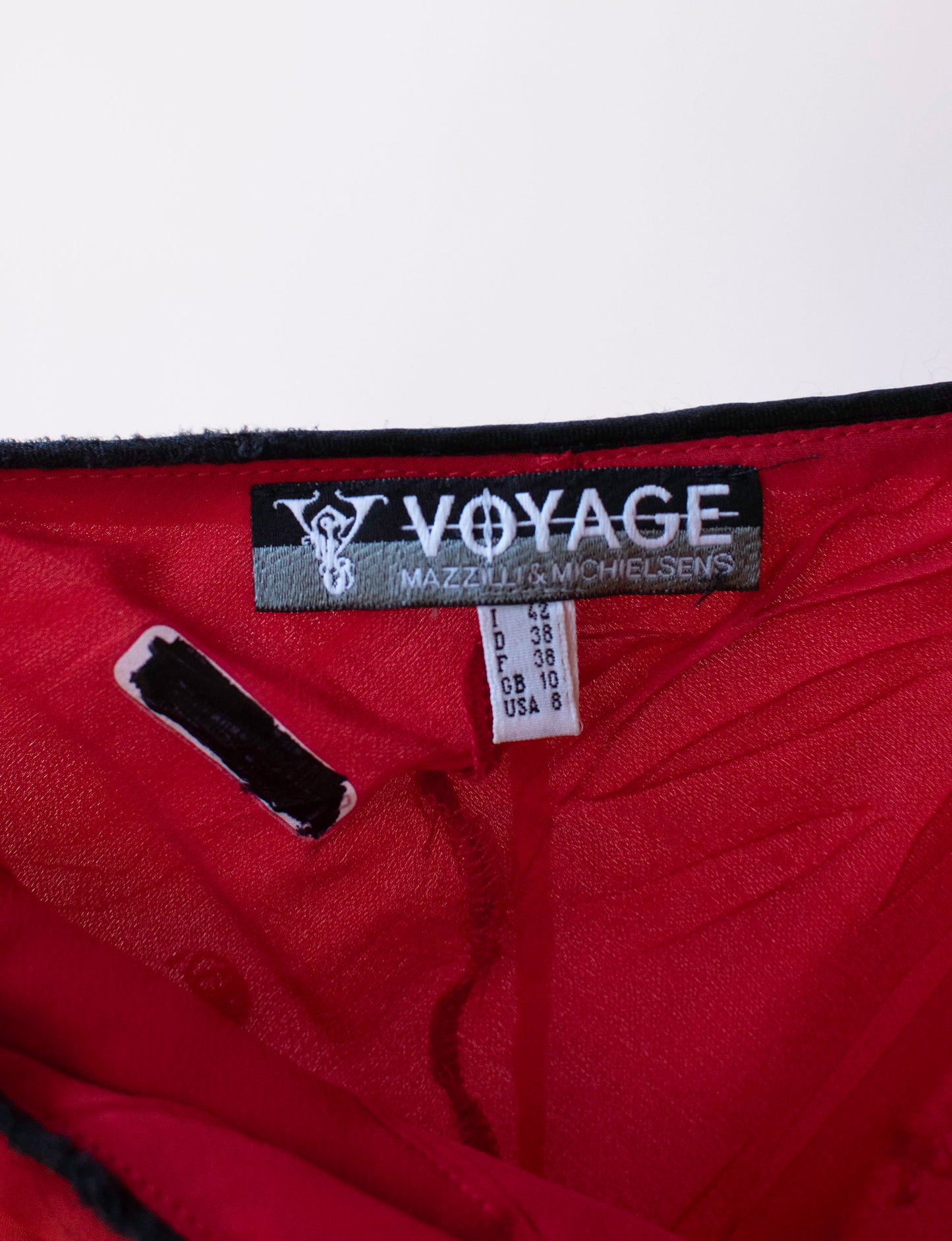 Flapper Print Chiffon Dress | Voyage Invest in the Original FW 2003