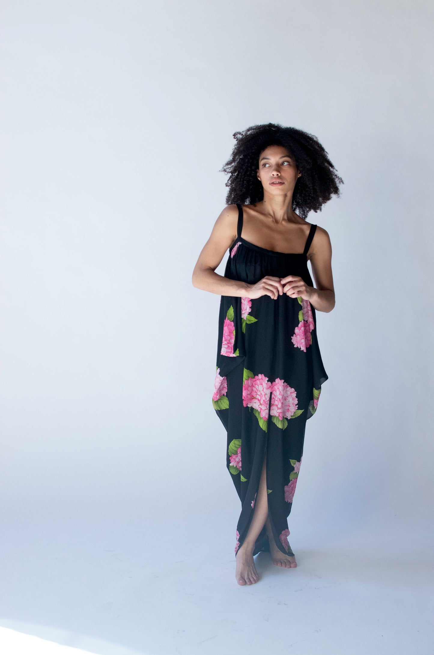1970s Floral Print Dress | Valentino