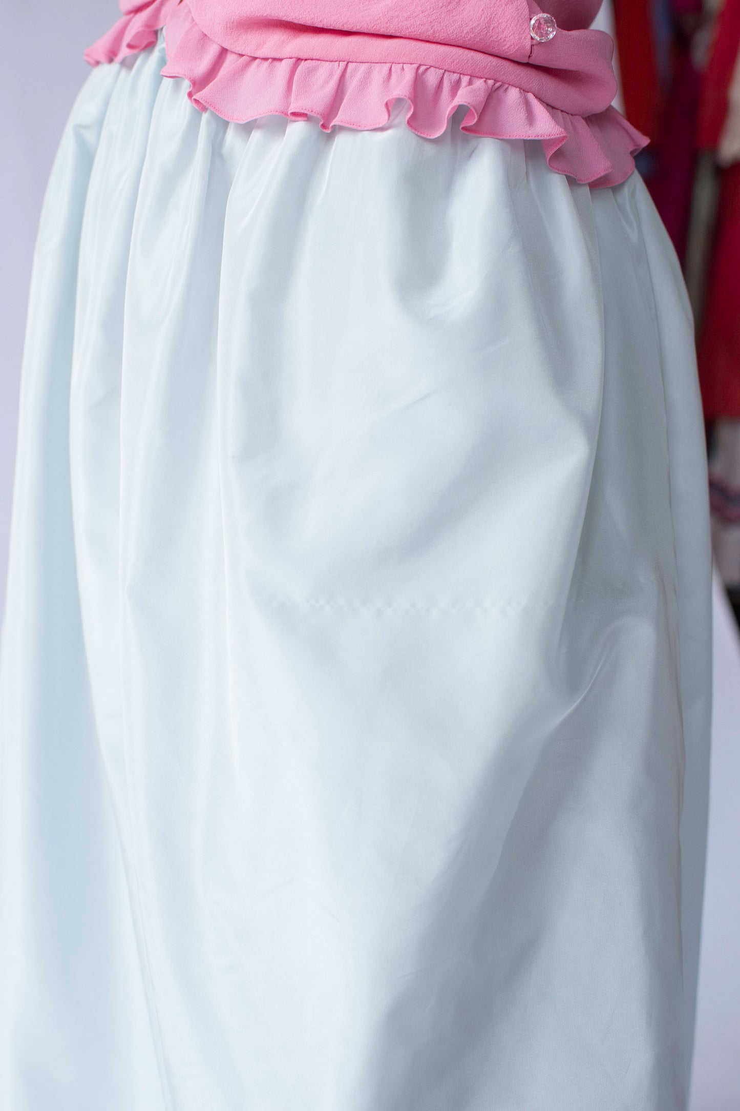 Pale Blue Bubble Skirt | Donna Karan SS 1999