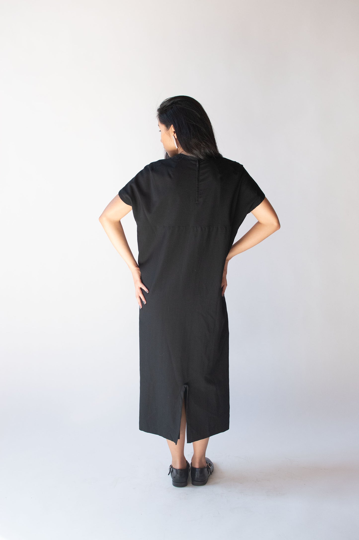 Black Wool Cocoon Dress | Comme Des Garcons F/W 1990