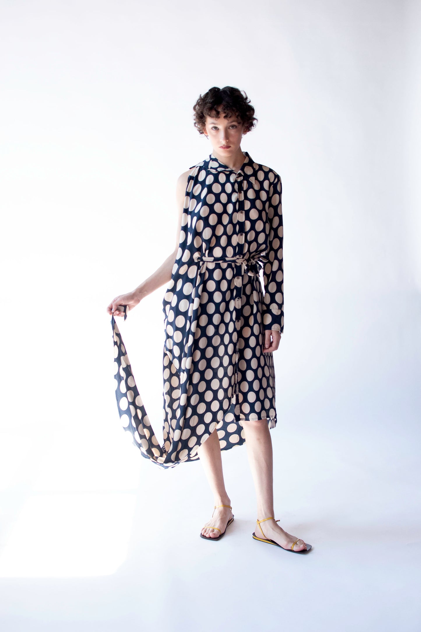 Asymmetrical Polka Dot Dress | Maison Margiela SS 2006