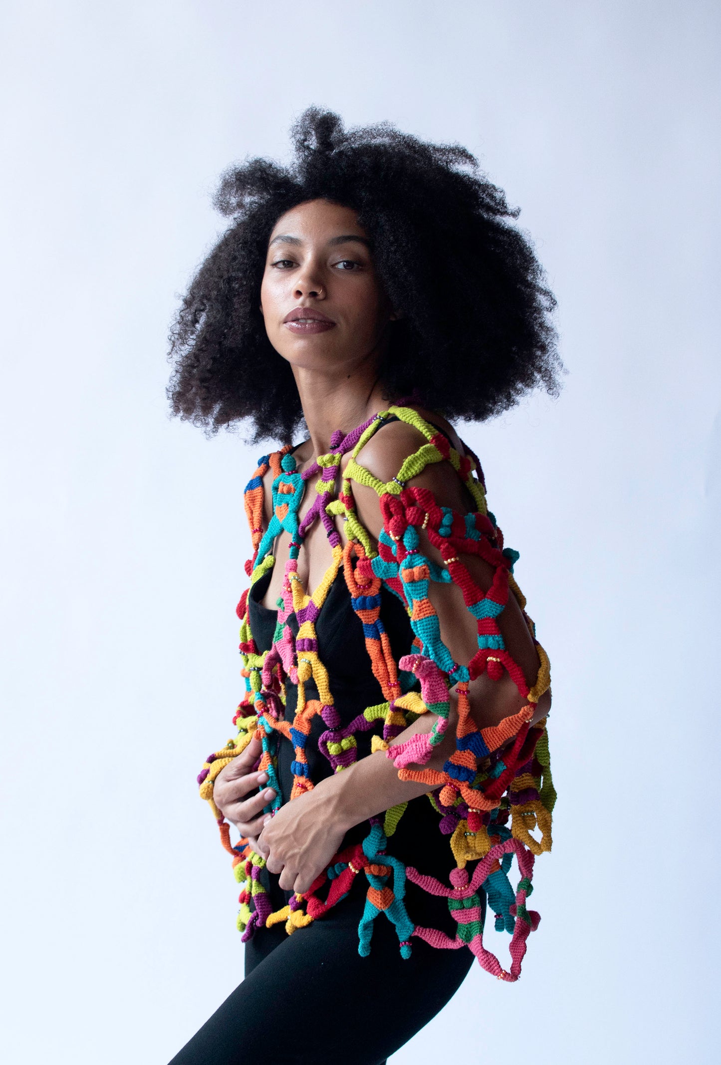 1990s Crochet Swimmers Sweater | Michael Simon