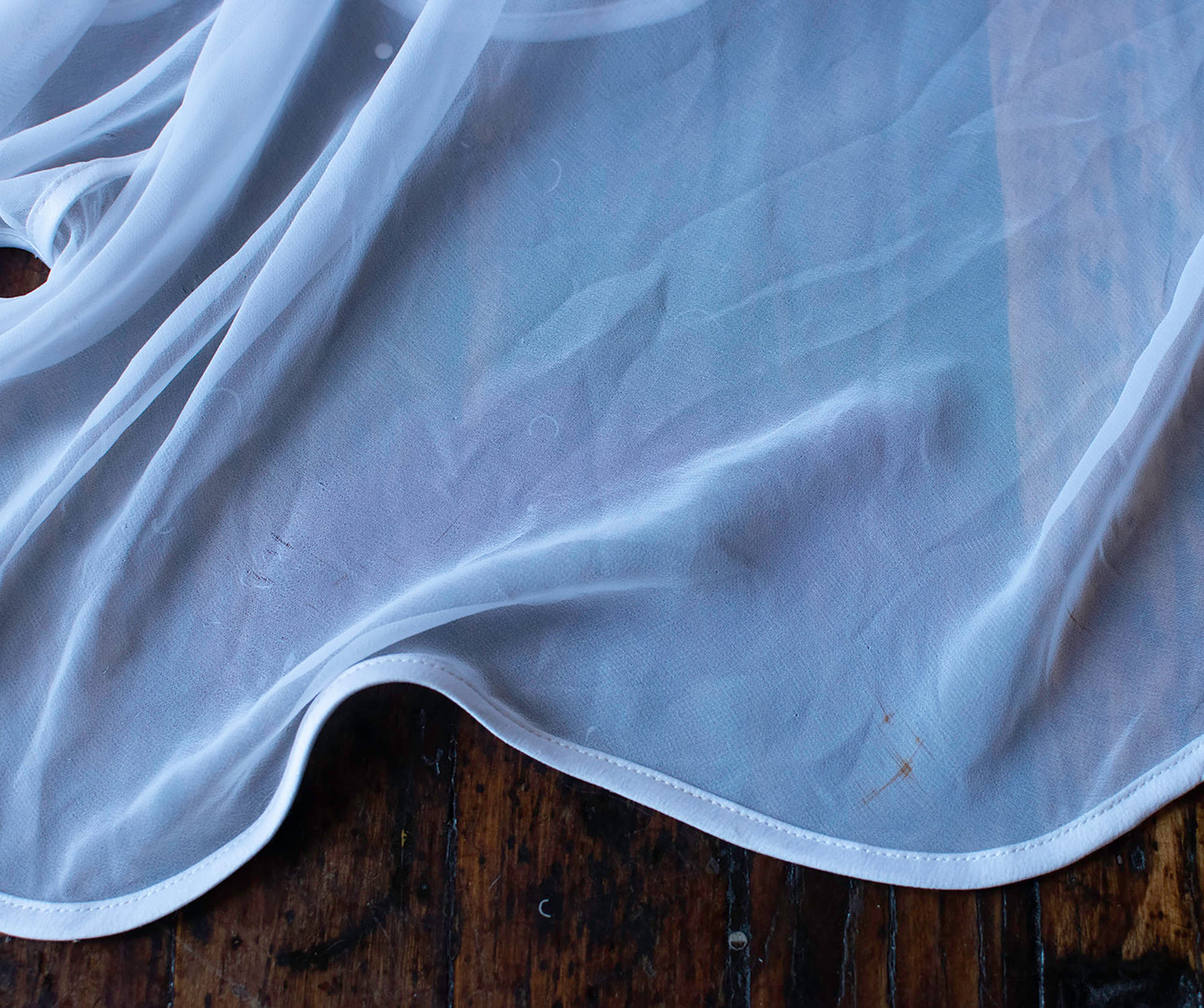 Gathered Chiffon Gown | Wayne Clark