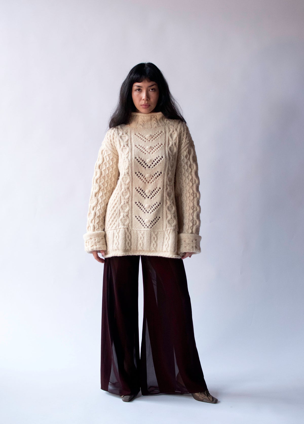 Cable Knit Sweater | Jean Paul Gaultier