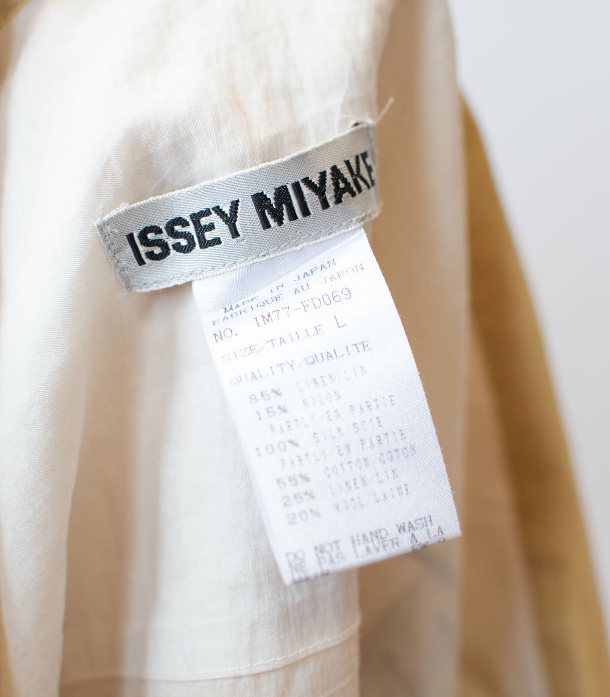 Issey Miyake Jacket in Silk