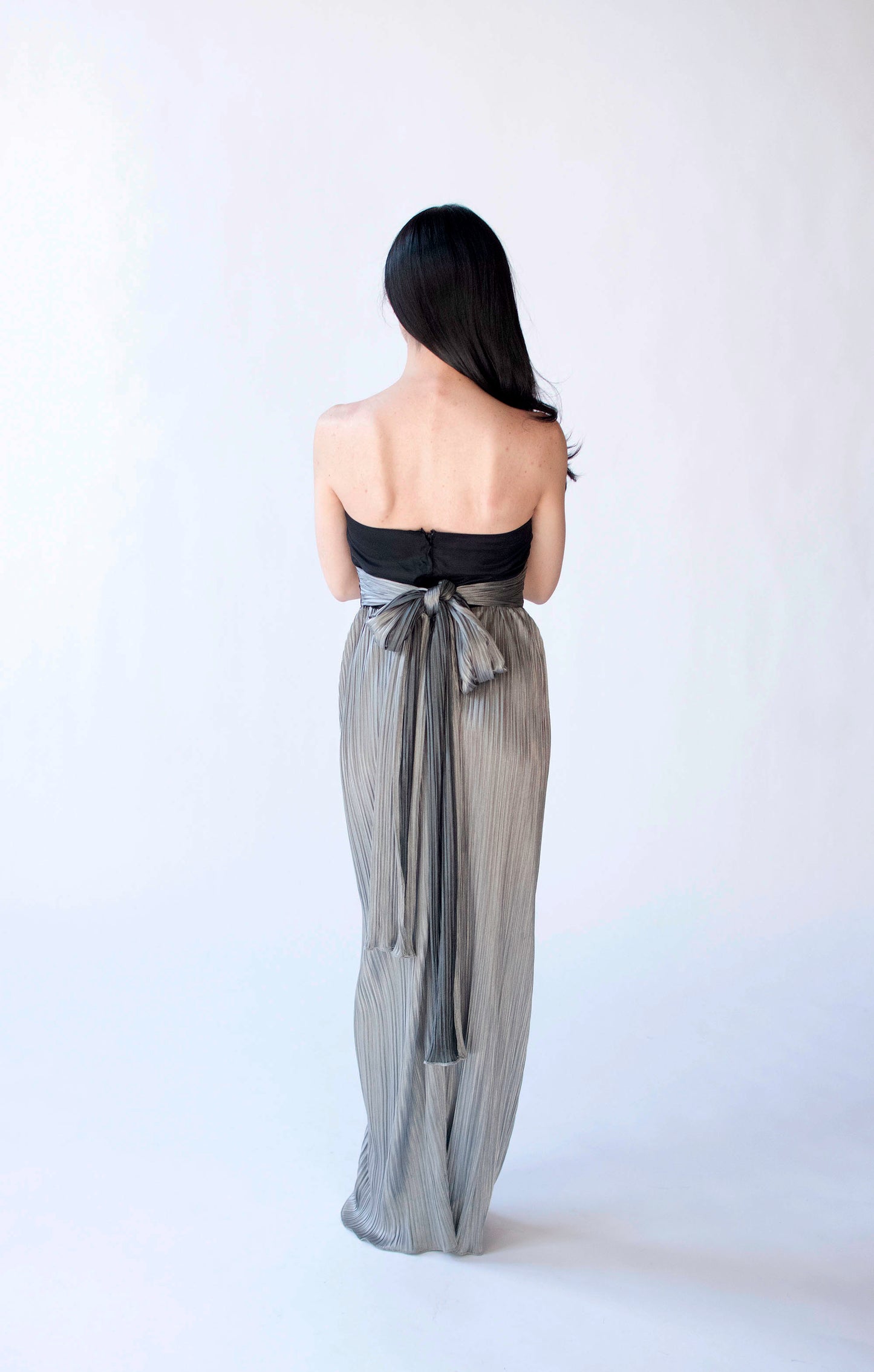 Silver Plisse Dress | Helen Storey 1988
