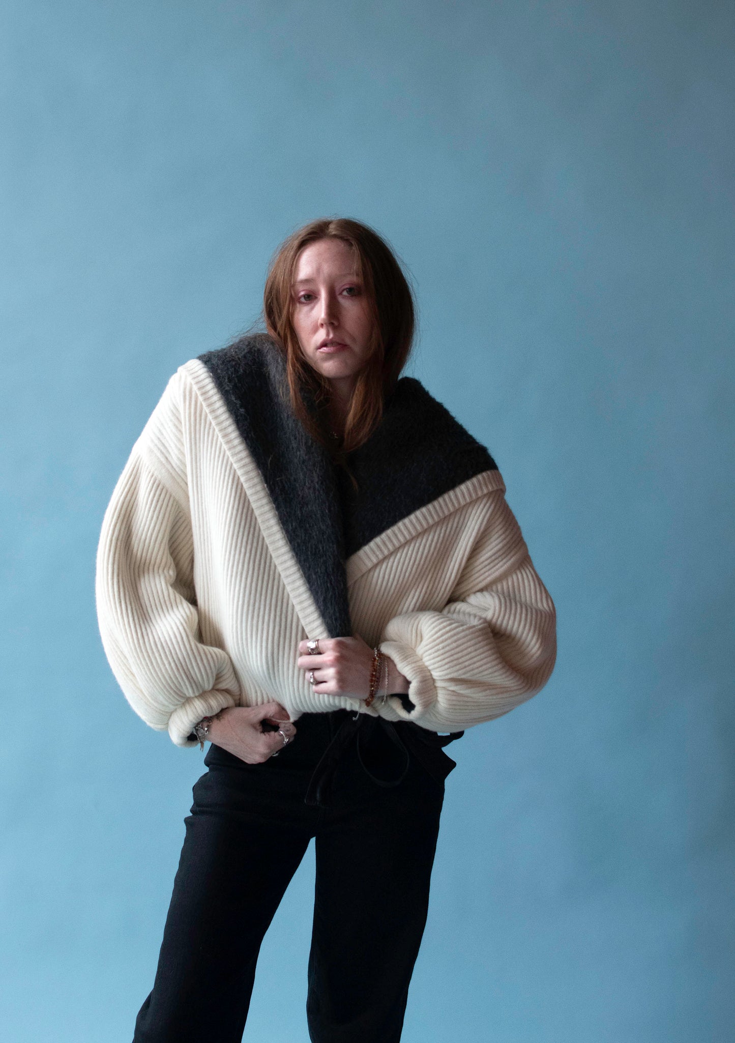 Hooded Knit Jacket | Gianfranco Ferre