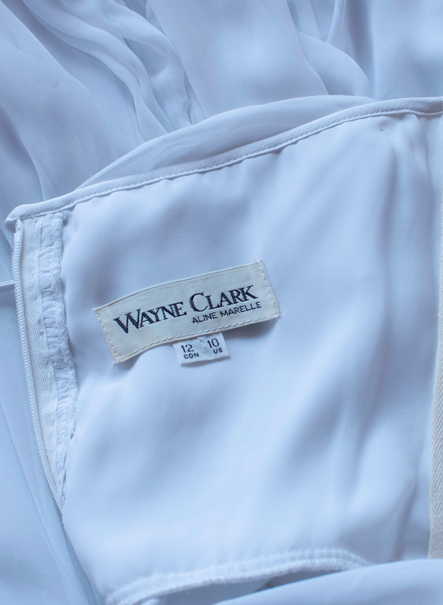 Gathered Chiffon Gown | Wayne Clark