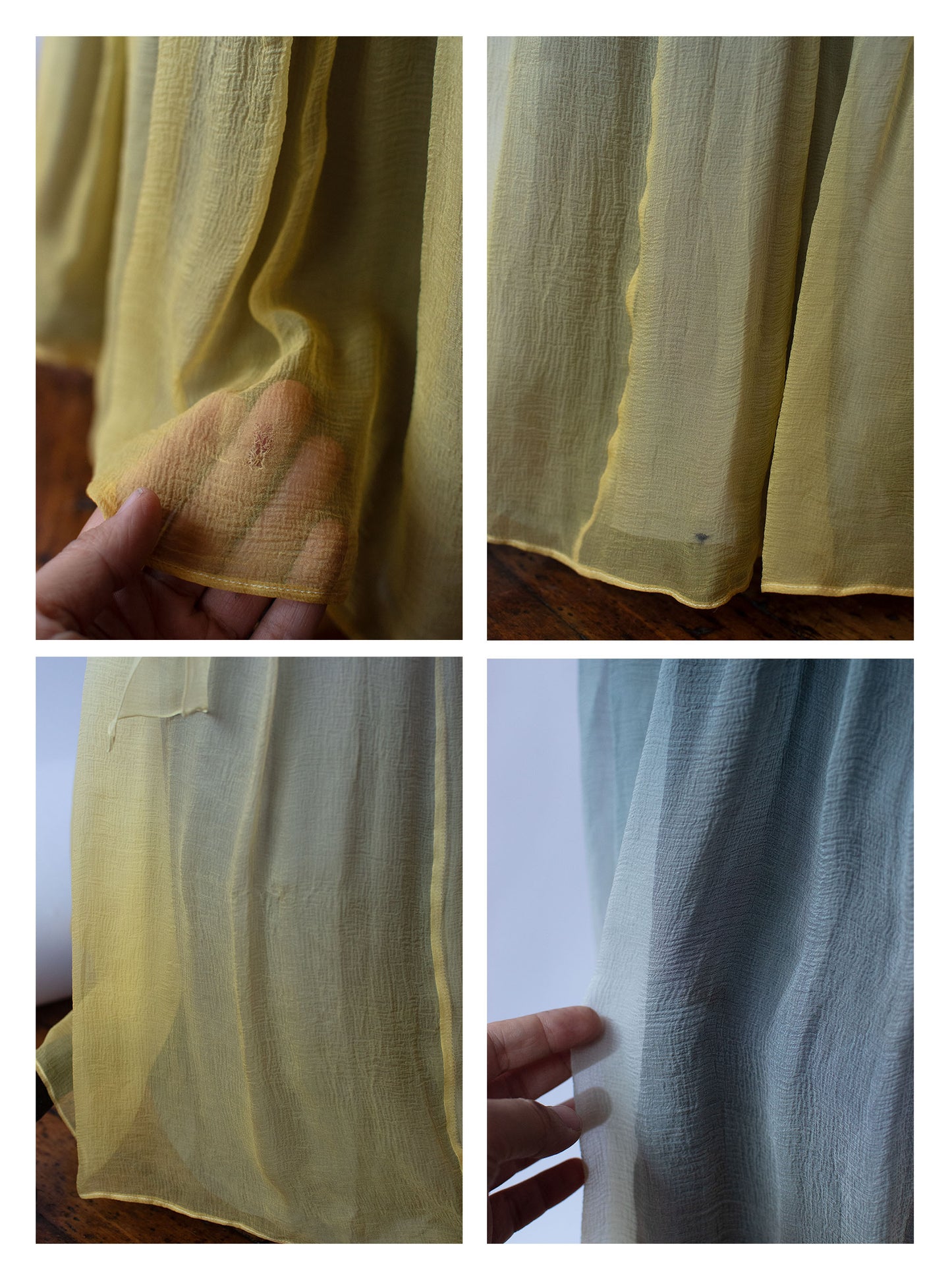 1970s Ombre Chiffon Dress