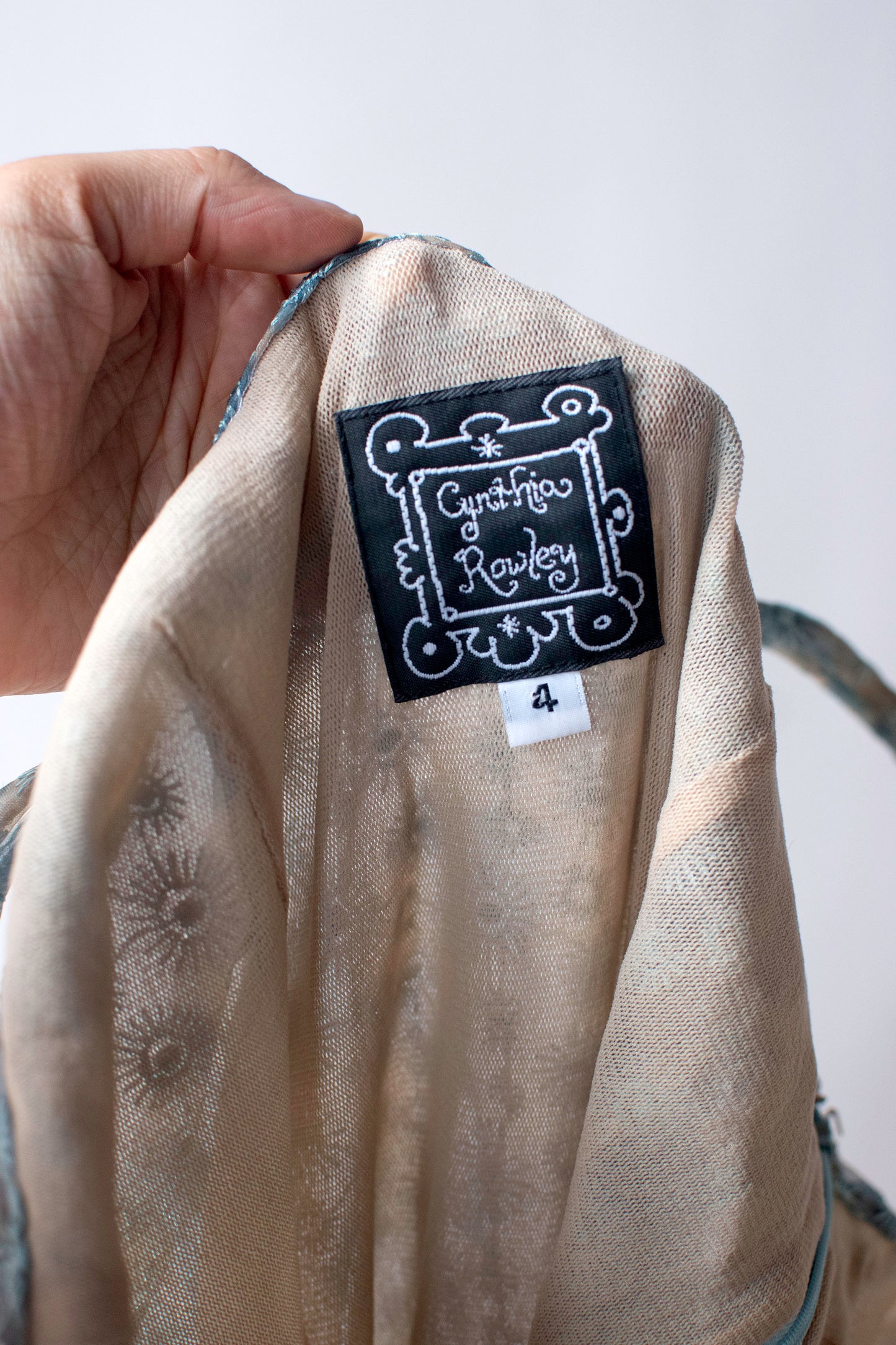 1990s Embroidered Dress| Cynthia Rowley