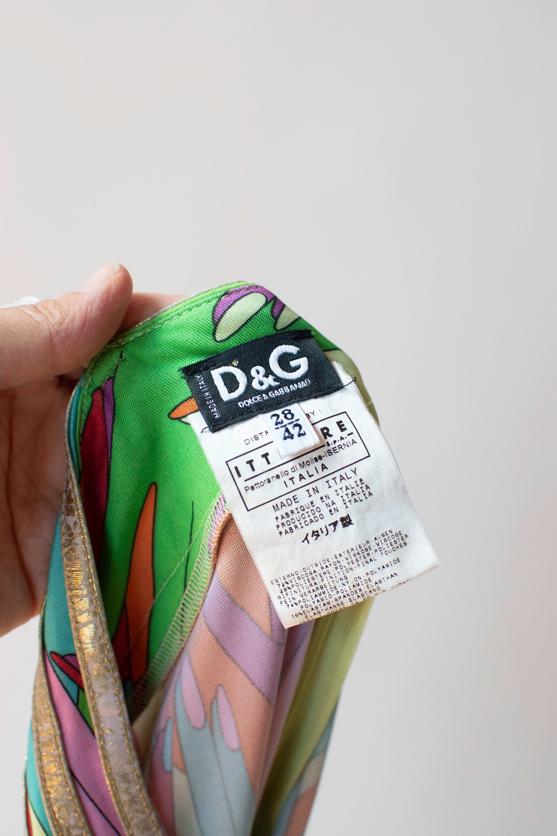 Hand Print Dress Dolce Gabbana - Main Image