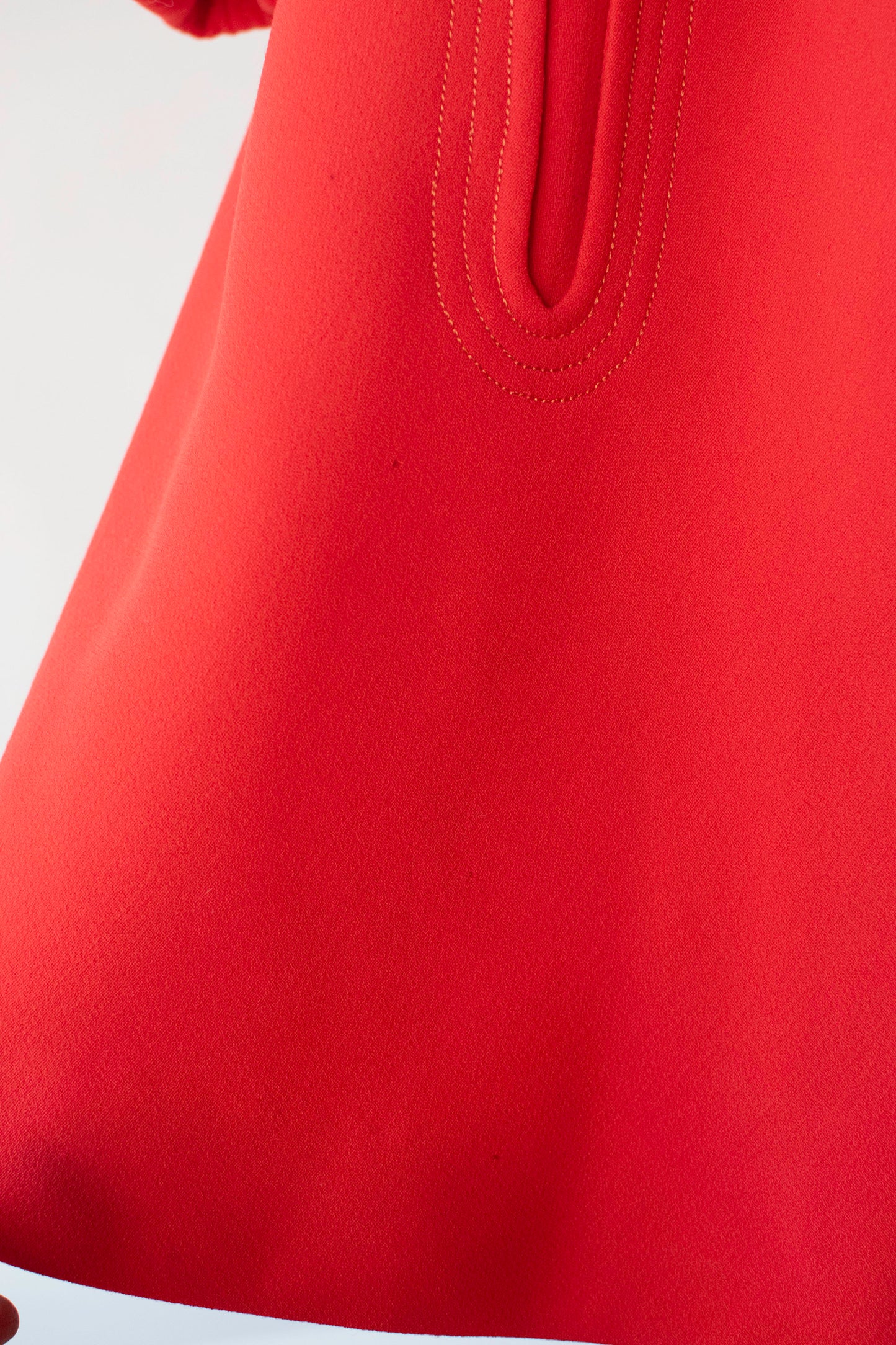 1960s Vibrant Red Coat | Pierre Cardin