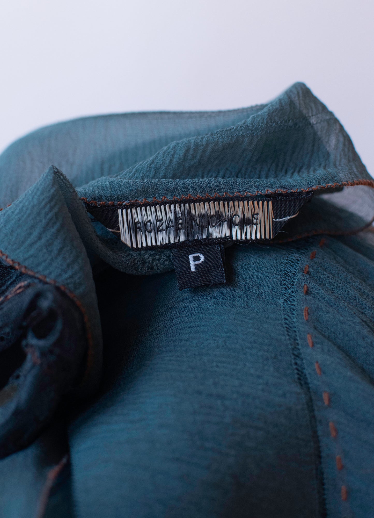 Teal Chiffon Dress | Rozae Nichols