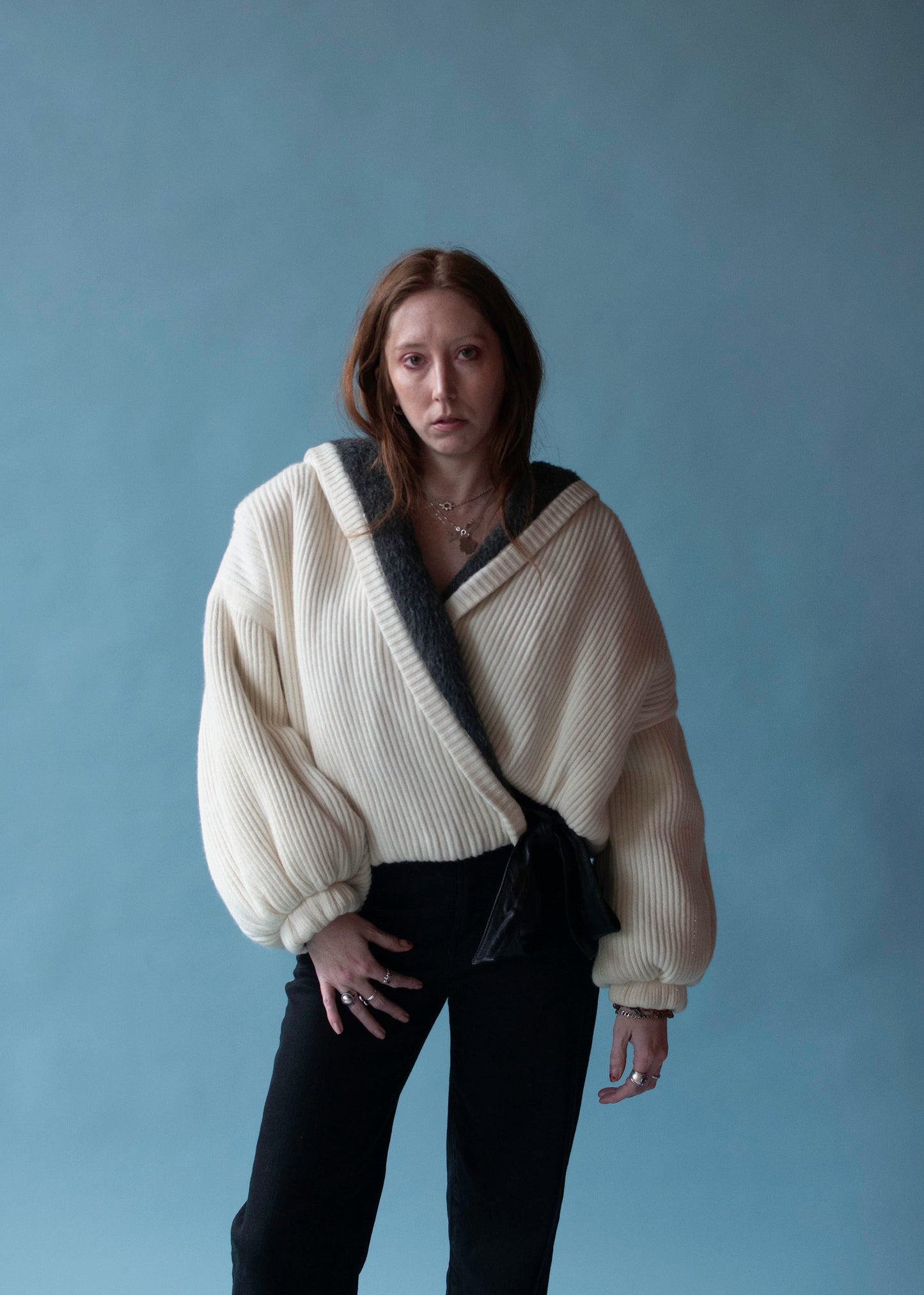 Hooded Knit Jacket | Gianfranco Ferre