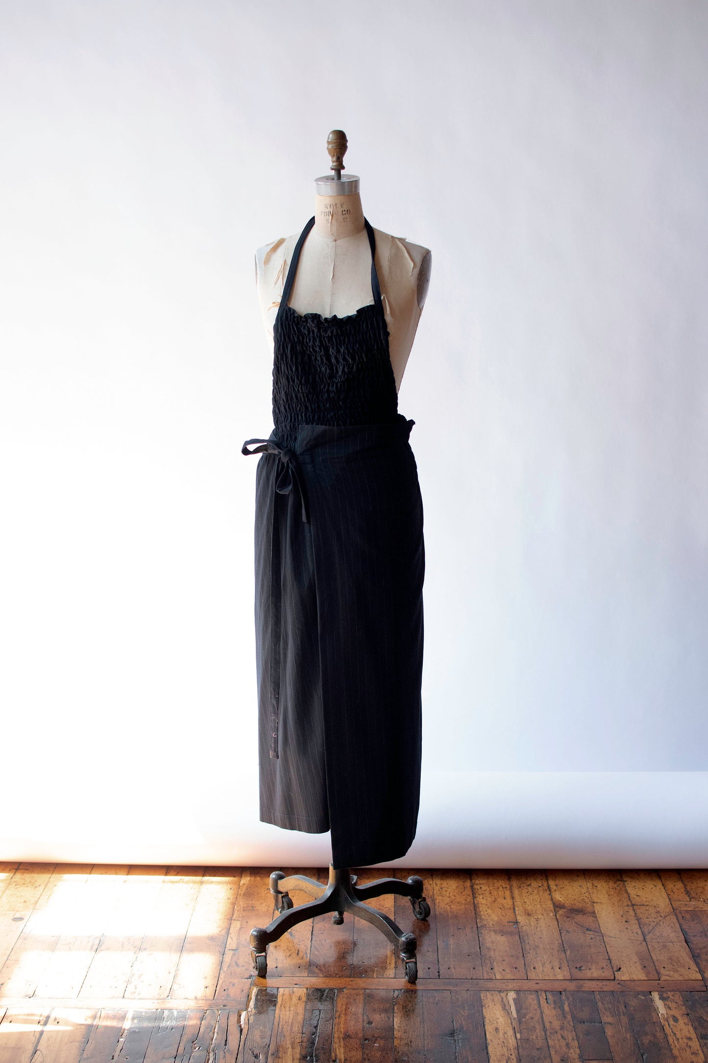 Pinstripe Wrap Dress | Comme Des Garcons