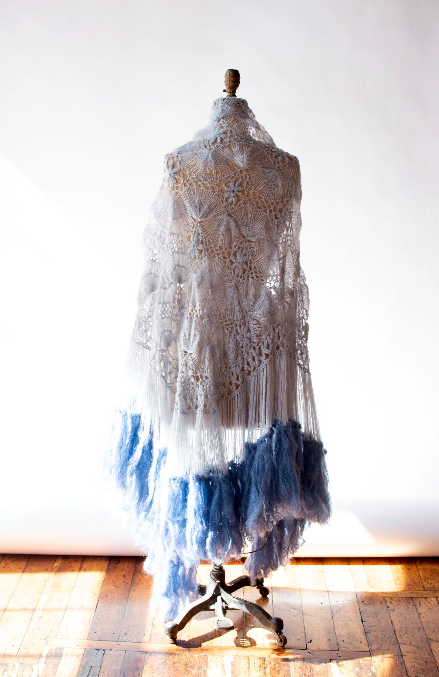 Pale Blue Shawl | Jacque d' Aubres