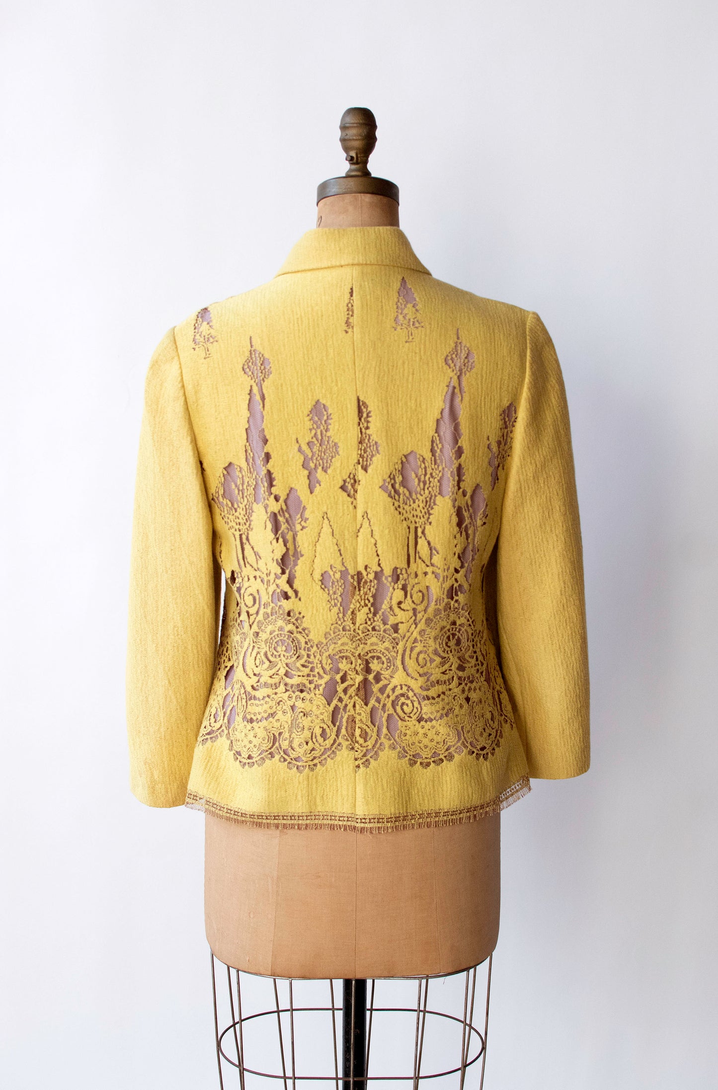 Mustard Lace Jacket | Christian Lacroix Bazar