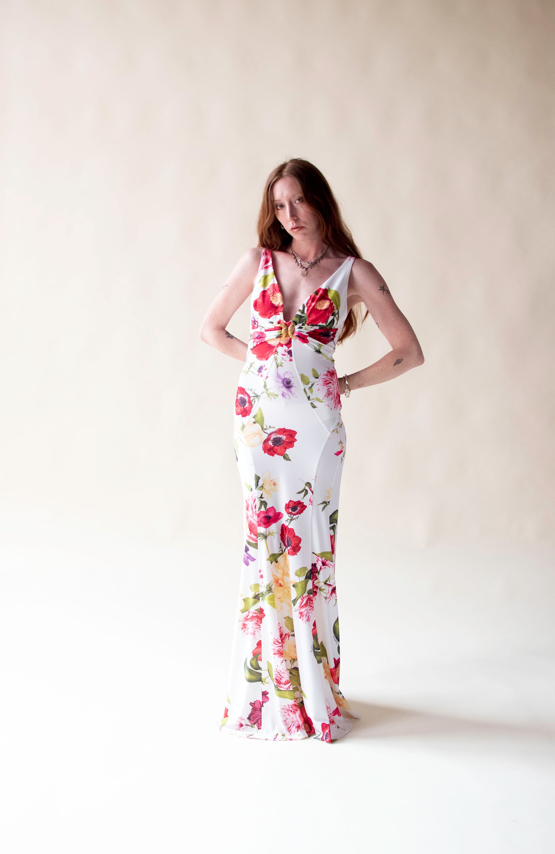Floral Print Dress | Roberto Cavalli Female Hysteria Vintage Floral Print Dress | Roberto Cavalli Female Hysteria Vintage