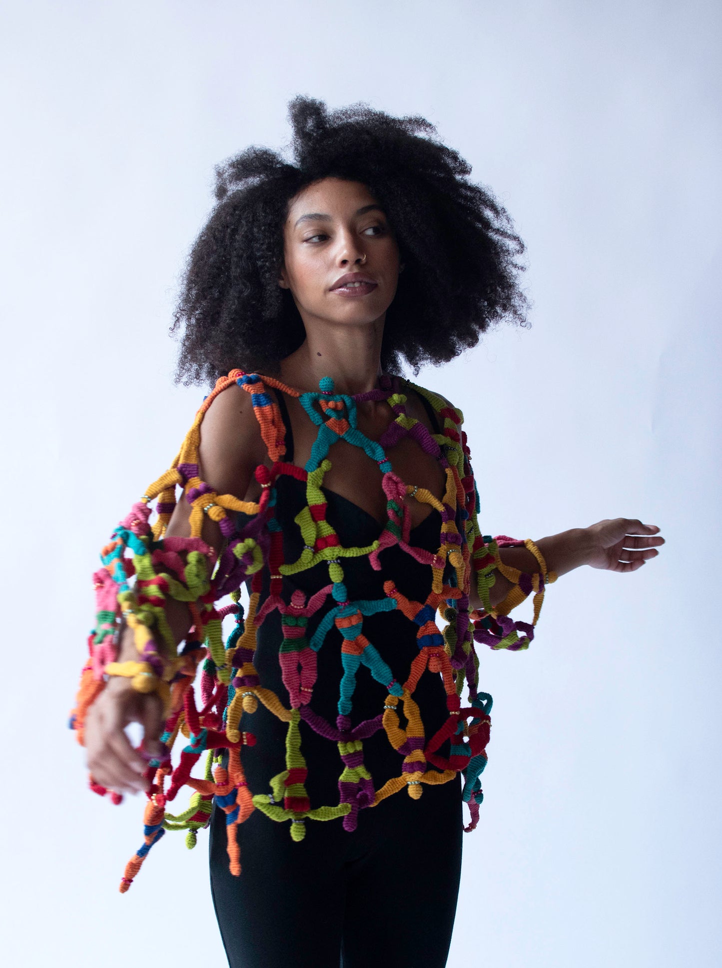 1990s Crochet Swimmers Sweater | Michael Simon