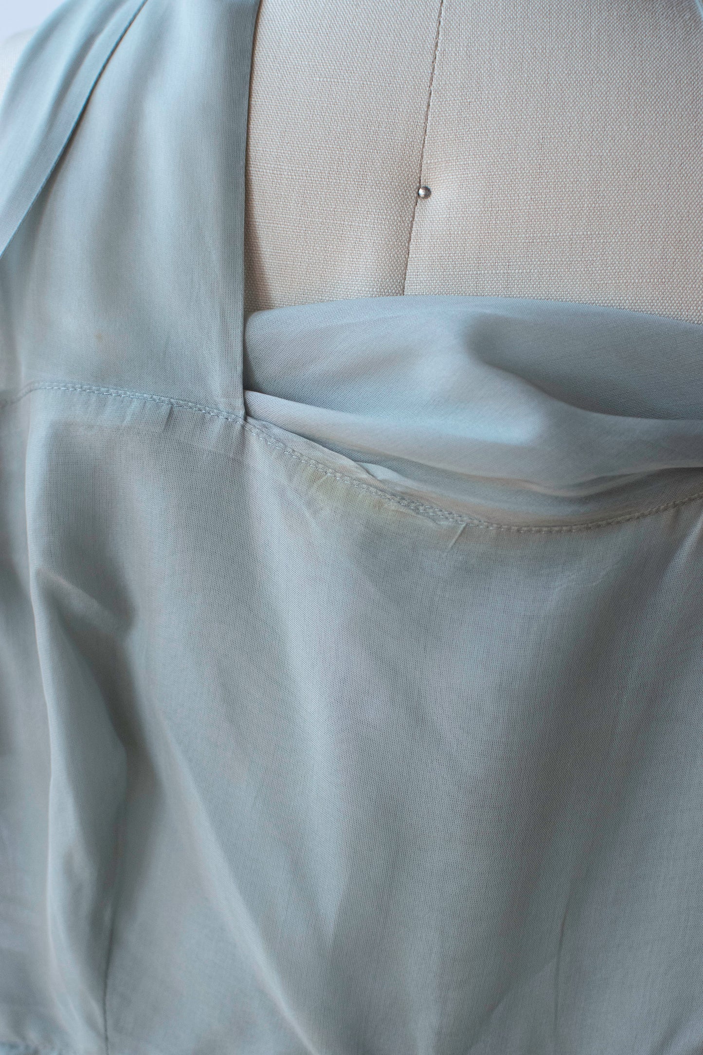 Gray Organza Dress | Callaghan by Romeo Gigli SS 1992