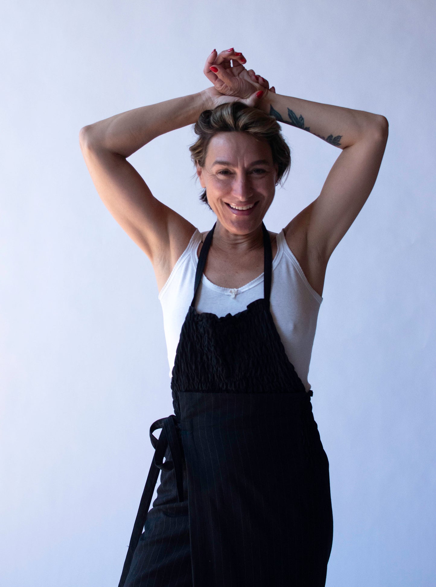 Pinstripe Wrap Dress | Comme Des Garcons