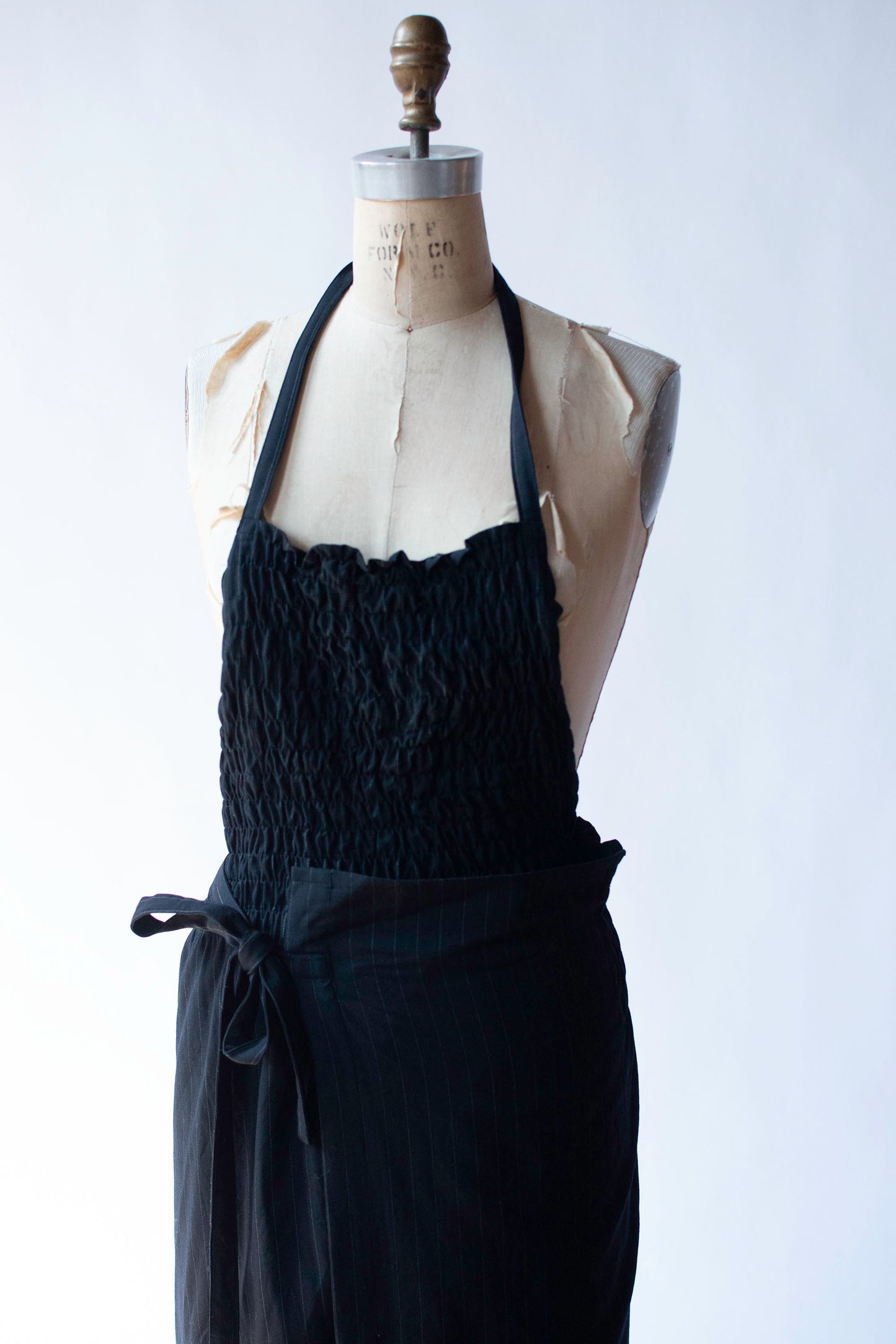 Pinstripe Wrap Dress | Comme Des Garcons