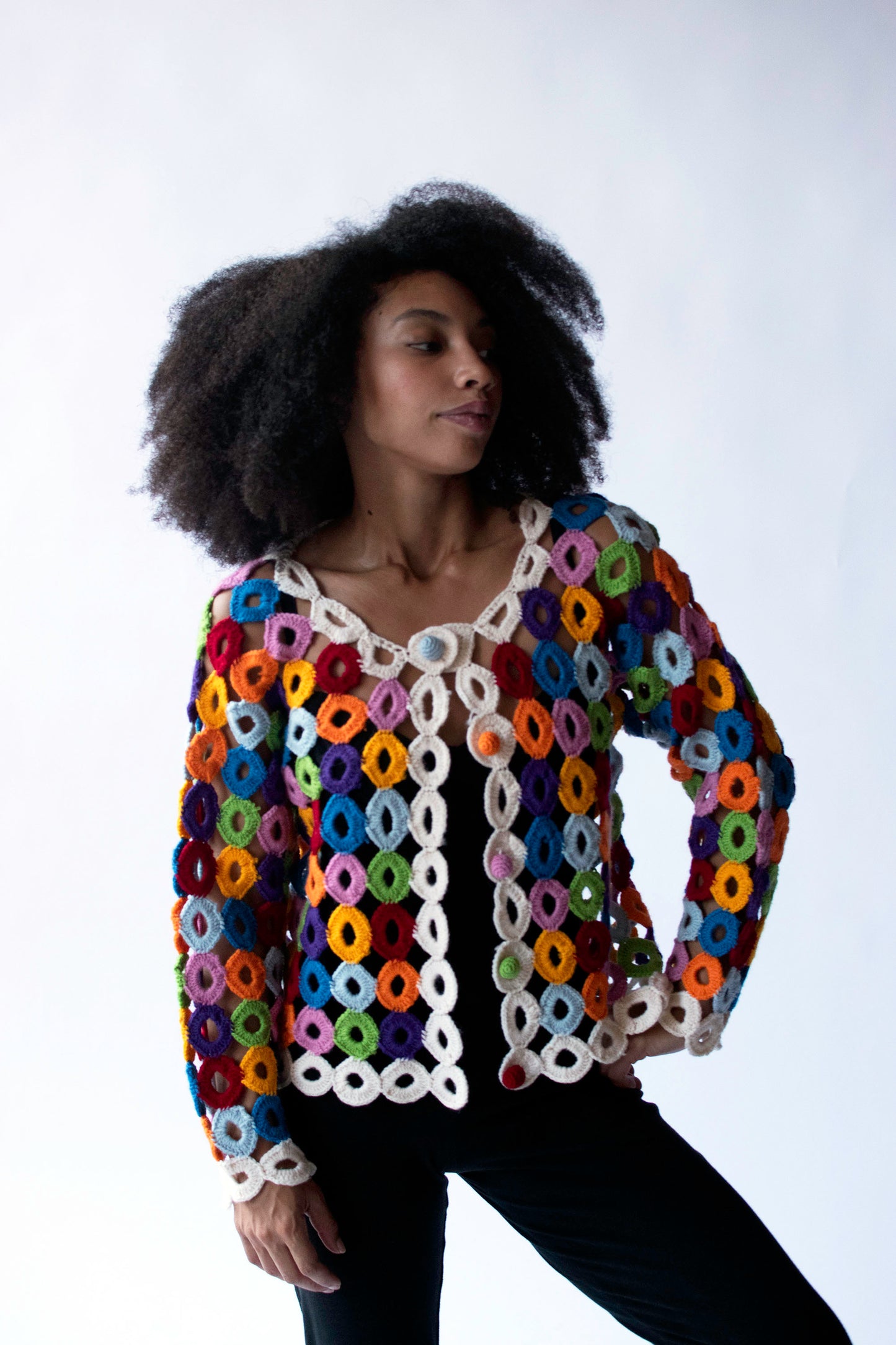 Crochet Cardigan | Moschino Cheap & Chic