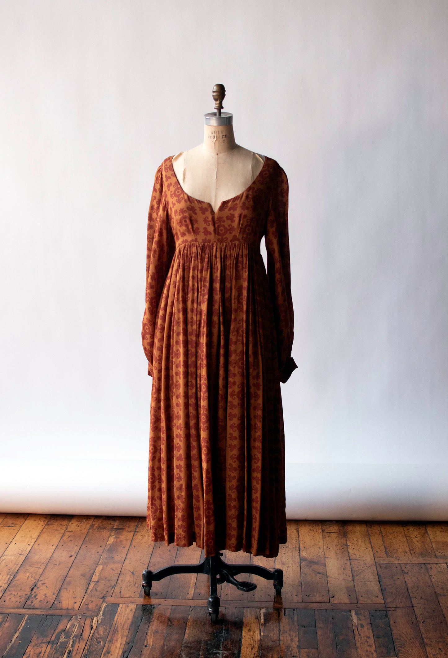 Silk Bishop Sleeve Dress | Todd Oldham FW 1993