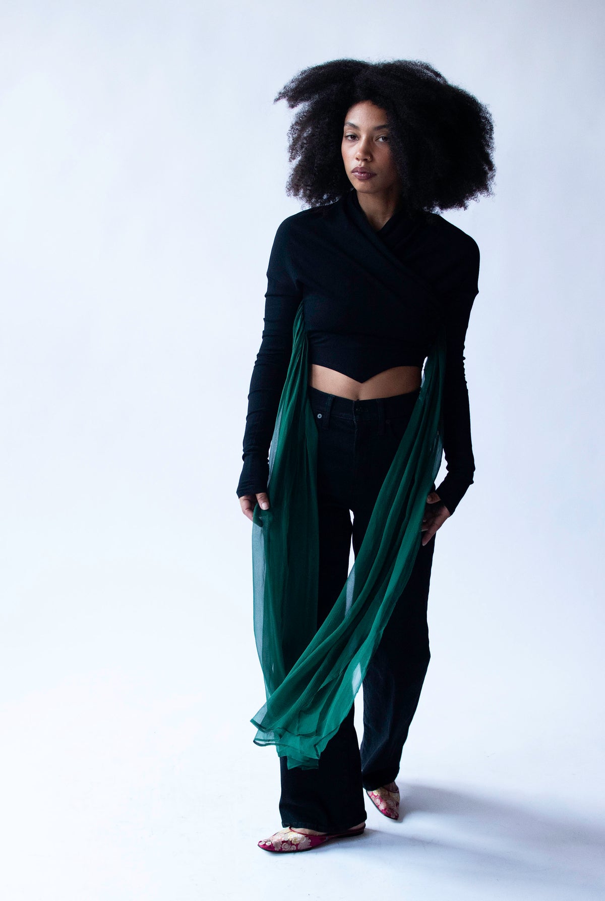 1990s Wrap Top | Complice by Dolce & Gabbana