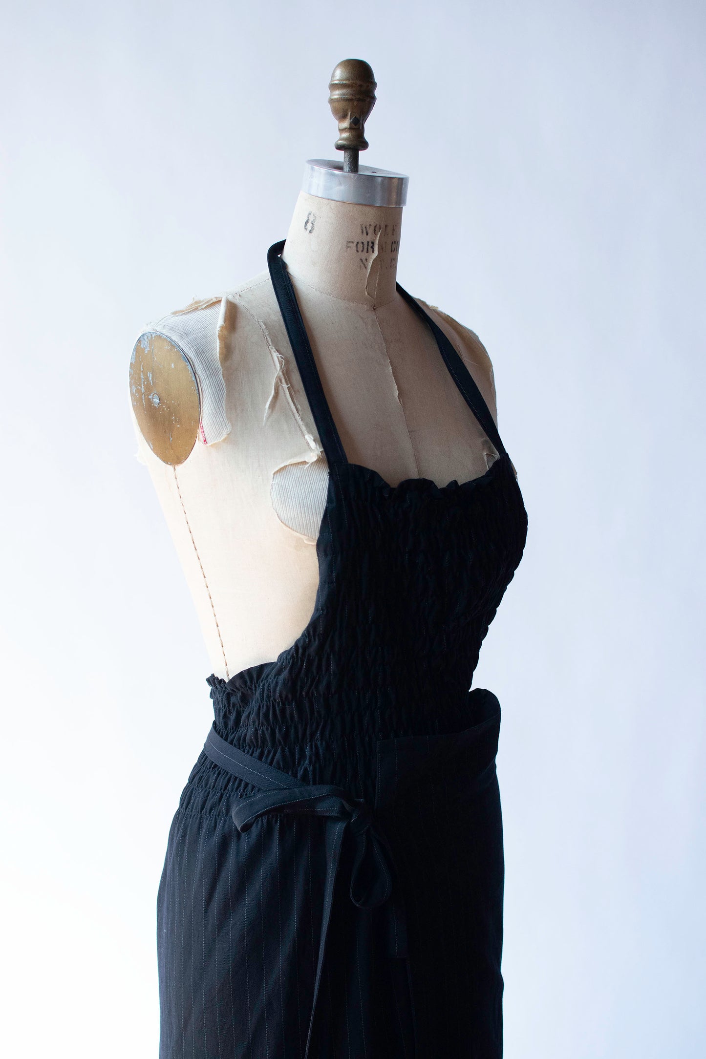 Pinstripe Wrap Dress | Comme Des Garcons