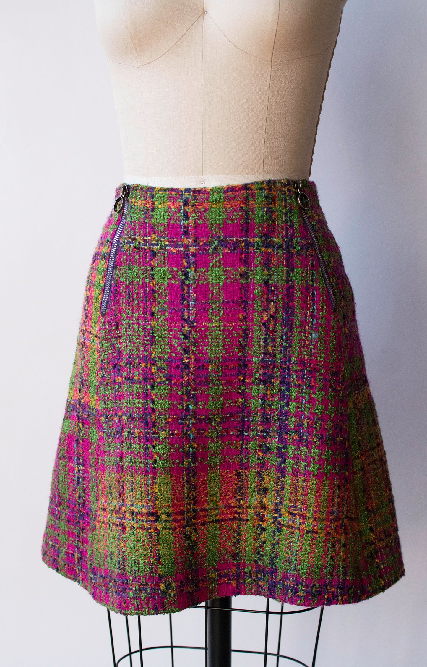 Plaid Mini Skirt | Christian Lacroix Bazar
