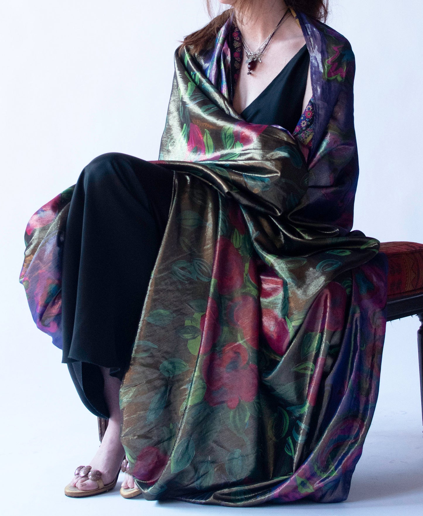 Lame Opera Shawl | Emanuel Ungaro Couture