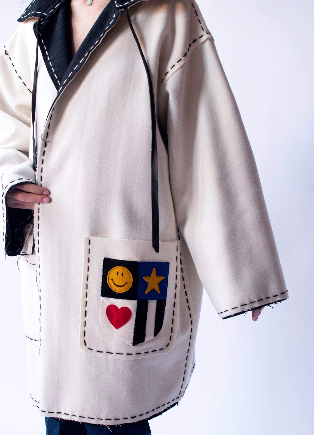 1990s Reversible Coat | Moschino Couture