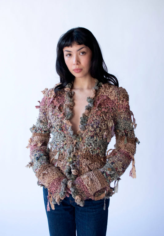 Woven Cardigan | Estelle Gracer 1983