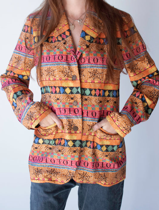 Spider Print Blazer | Todd Oldham