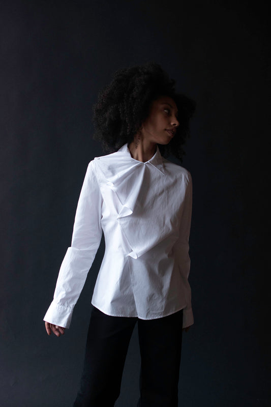 Ruffled White Shirt | Jean Paul Gaultier