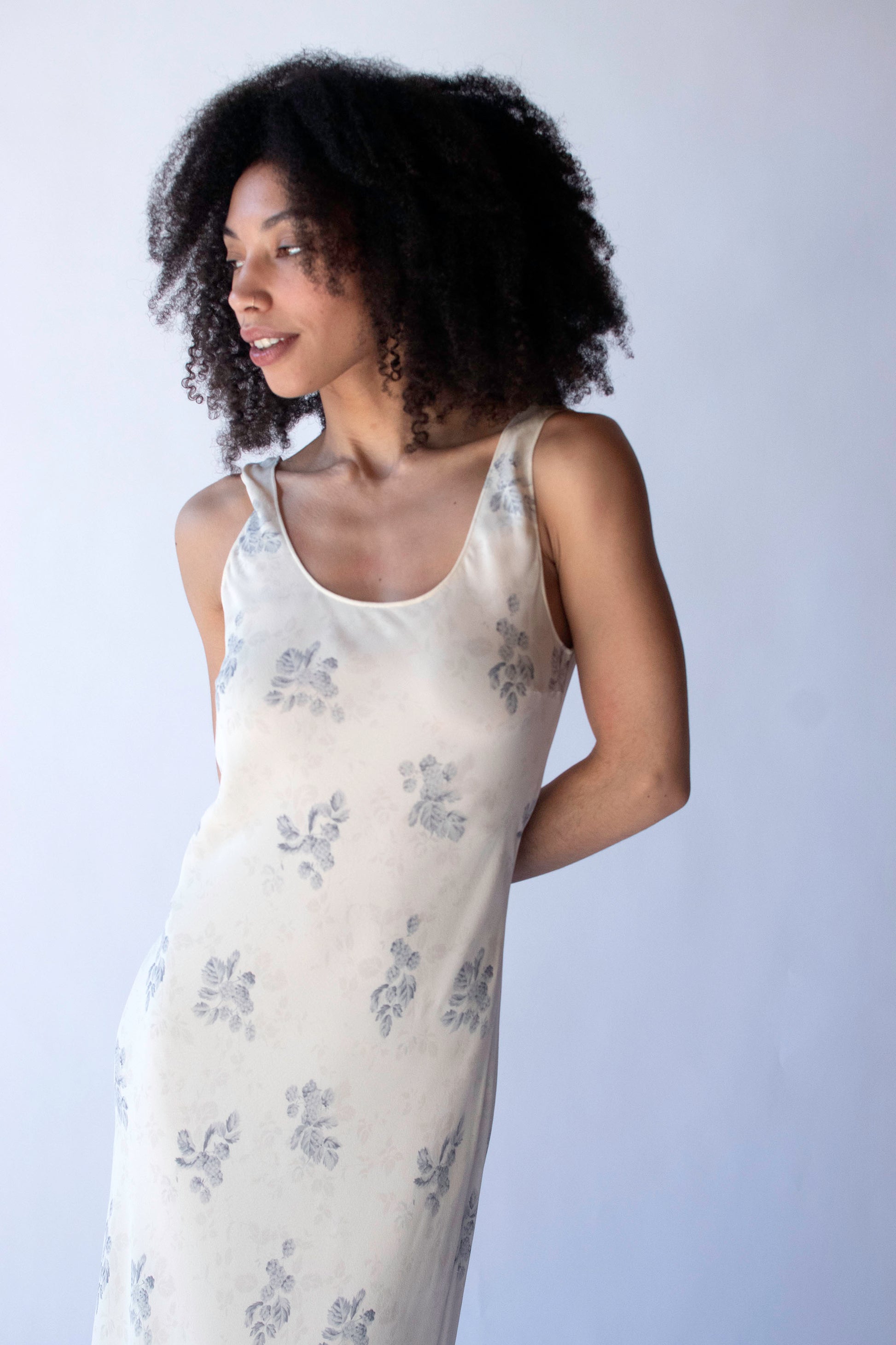 calvin klein vintage dress 1990s Silk Dress