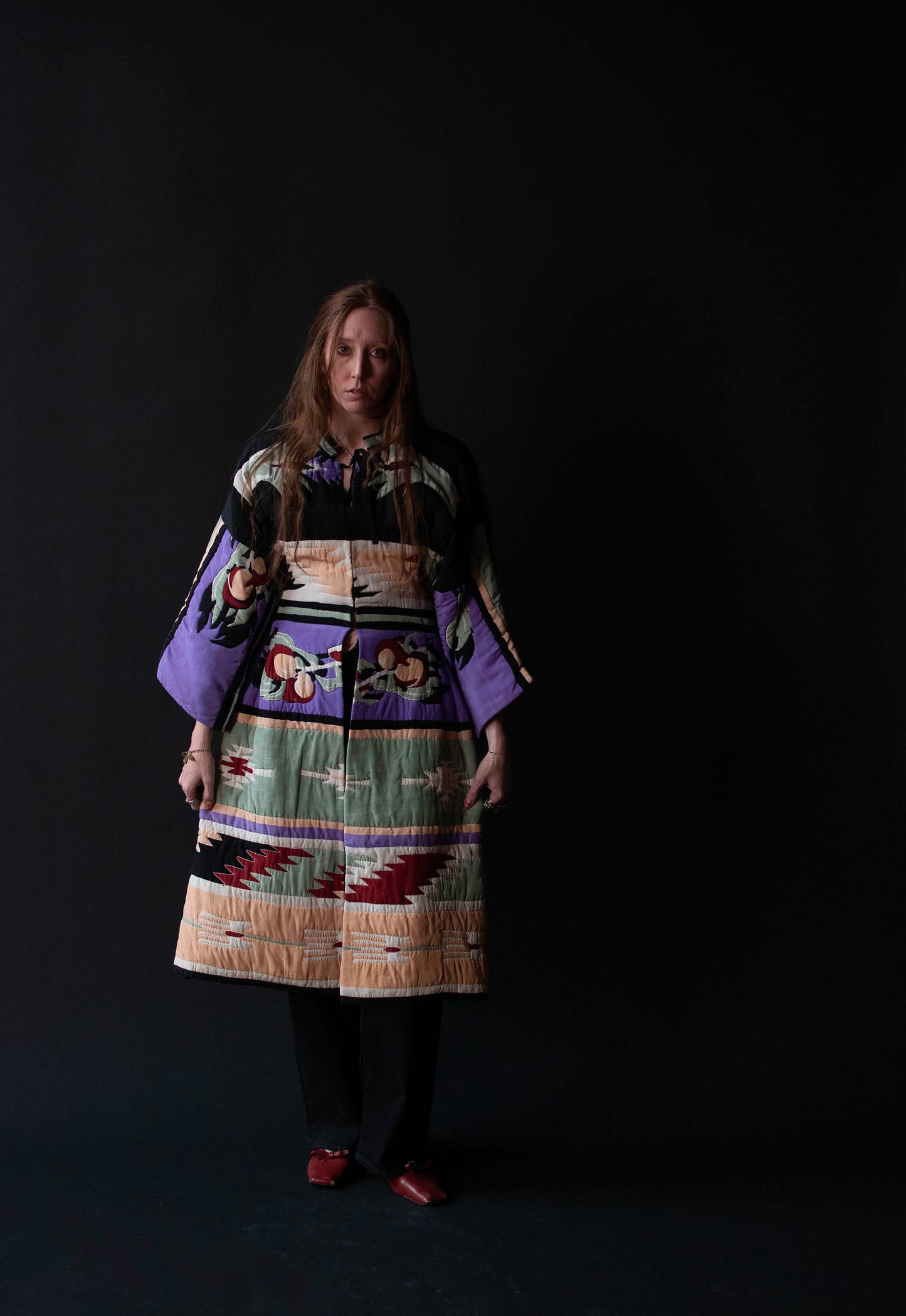 Quilted Silk Coat | Michaele Vollbracht