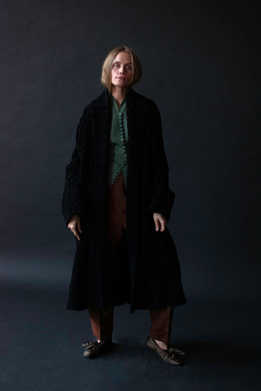 Black Velvet Coat | Callaghan by Romeo Gigli