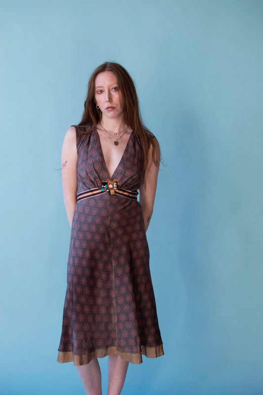 Printed Silk Dress | Rozae Nichols