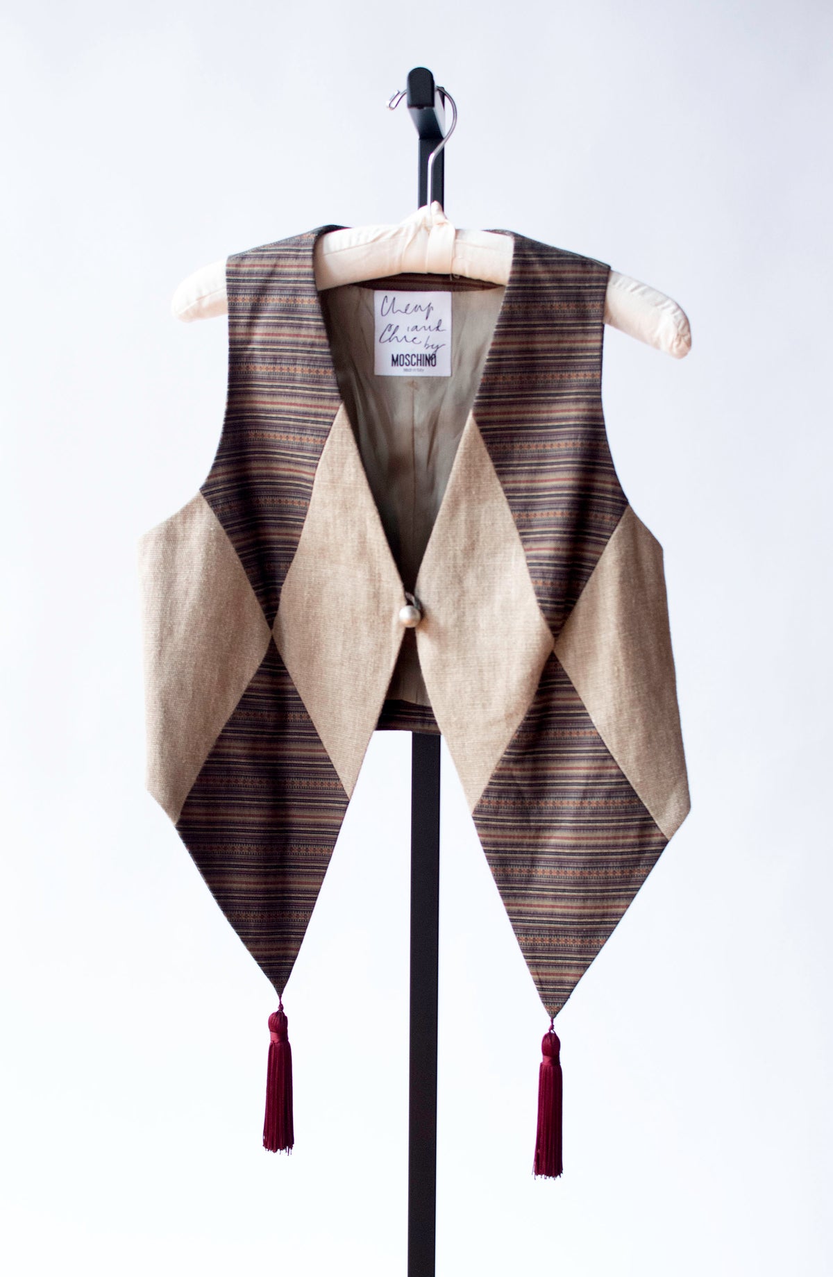 Harlequin Vest | Moschino Cheap & Chic