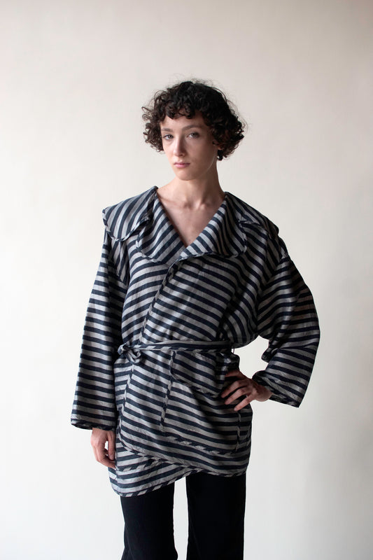 Striped Silk Jacekt | Todd Oldham