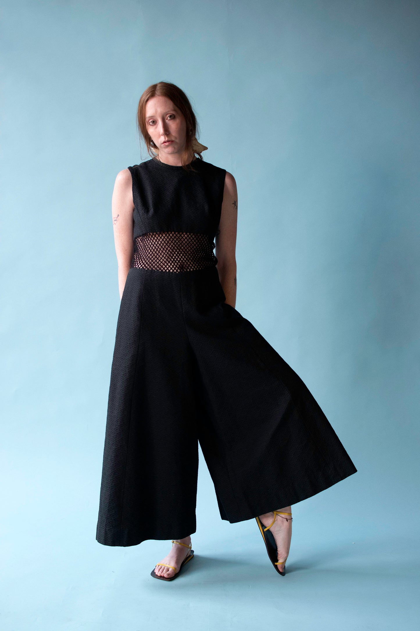 1960s Fishnet Jumpsuit